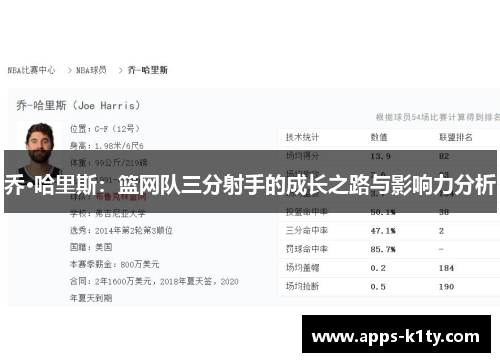 乔·哈里斯：篮网队三分射手的成长之路与影响力分析