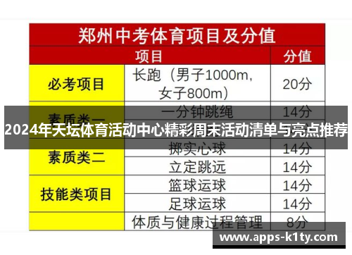 2024年天坛体育活动中心精彩周末活动清单与亮点推荐