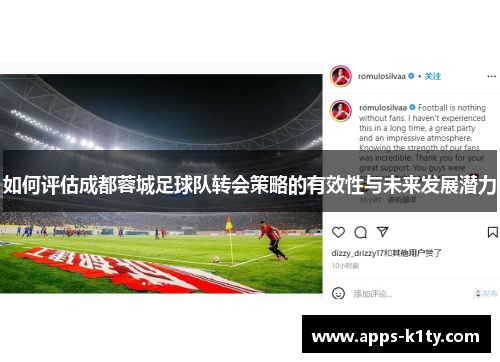 如何评估成都蓉城足球队转会策略的有效性与未来发展潜力